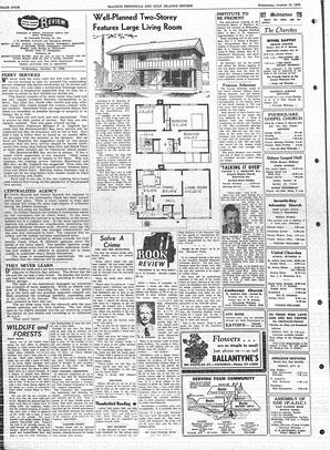 Saanich Peninsula And Gulf Islands Review Wed, October 15, 1958 (Page 4)