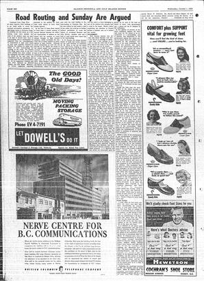 Saanich Peninsula And Gulf Islands Review Wed, October 1, 1958 (Page 18)