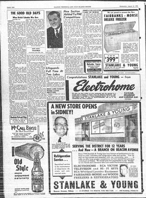 Saanich Peninsula And Gulf Islands Review Wed, August 13, 1958 (Page 10)