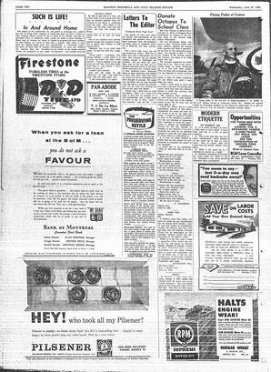 Saanich Peninsula And Gulf Islands Review Wed, June 25, 1958 (Page 10)