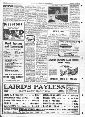 Saanich Peninsula And Gulf Islands Review Wed, June 18, 1958 (Page 6)
