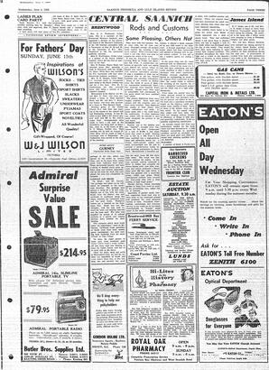Saanich Peninsula And Gulf Islands Review Wed, June 4, 1958 (Page 3)