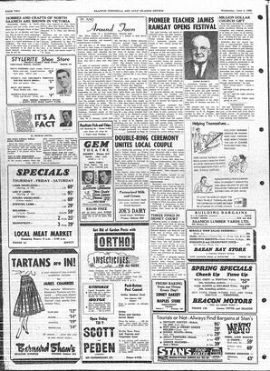 Saanich Peninsula And Gulf Islands Review Wed, June 4, 1958 (Page 2)