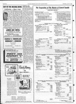 Saanich Peninsula And Gulf Islands Review Wed, April 16, 1958 (Page 6)