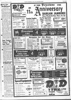 Saanich Peninsula And Gulf Islands Review Wed, February 12, 1958 (Page 9)