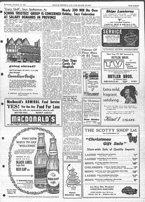 Saanich Peninsula And Gulf Islands Review Wed, December 18, 1957 (Page 11)