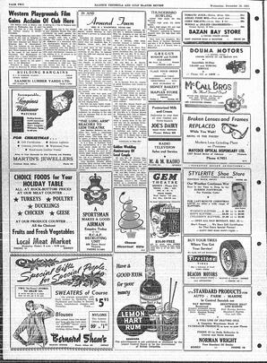 Saanich Peninsula And Gulf Islands Review Wed, December 18, 1957 (Page 2)