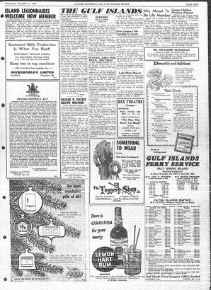 Saanich Peninsula And Gulf Islands Review Wed, December 11, 1957 (Page 9)