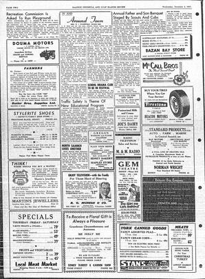 Saanich Peninsula And Gulf Islands Review Wed, December 4, 1957 (Page 2)