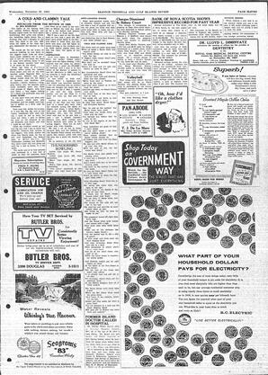 Saanich Peninsula And Gulf Islands Review Wed, November 27, 1957 (Page 11)