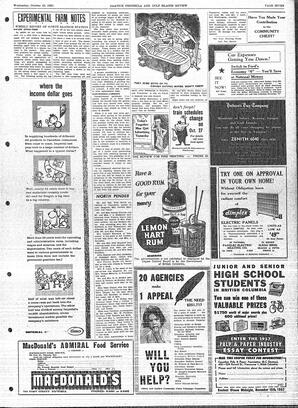 Saanich Peninsula And Gulf Islands Review Wed, October 23, 1957 (Page 7)
