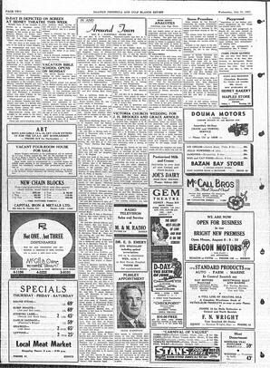 Saanich Peninsula And Gulf Islands Review Wed, July 31, 1957 (Page 2)
