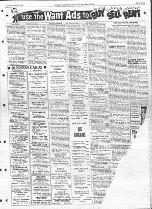 Saanich Peninsula And Gulf Islands Review Wed, May 22, 1957 (Page 5)