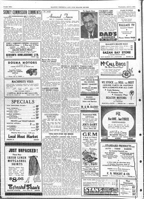 Saanich Peninsula And Gulf Islands Review Wed, April 3, 1957 (Page 2)