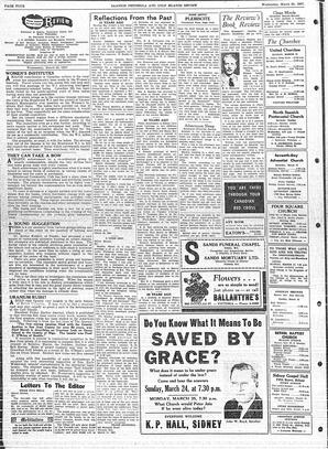 Saanich Peninsula And Gulf Islands Review Wed, March 20, 1957 (Page 4)