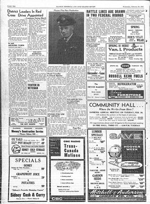 Saanich Peninsula And Gulf Islands Review Wed, February 20, 1957 (Page 10)