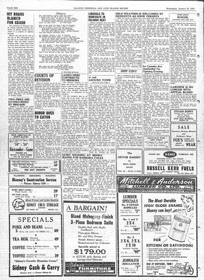 Saanich Peninsula And Gulf Islands Review Wed, January 30, 1957 (Page 10)