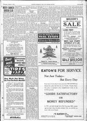 Saanich Peninsula And Gulf Islands Review Wed, January 2, 1957 (Page 7)