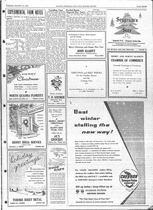 Saanich Peninsula And Gulf Islands Review Wed, December 19, 1956 (Page 15)