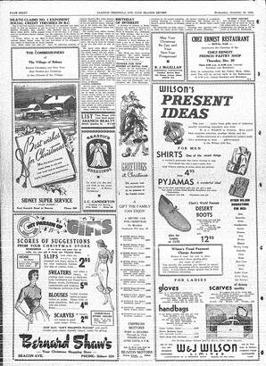 Saanich Peninsula And Gulf Islands Review Wed, December 19, 1956 (Page 8)