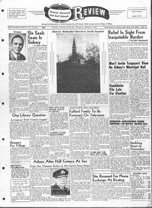 Saanich Peninsula And Gulf Islands Review Wed, December 5, 1956 (Page 1)