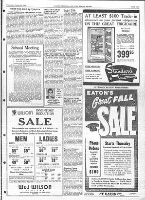 Saanich Peninsula And Gulf Islands Review Wed, October 31, 1956 (Page 9)