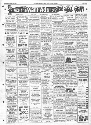 Saanich Peninsula And Gulf Islands Review Wed, October 24, 1956 (Page 5)