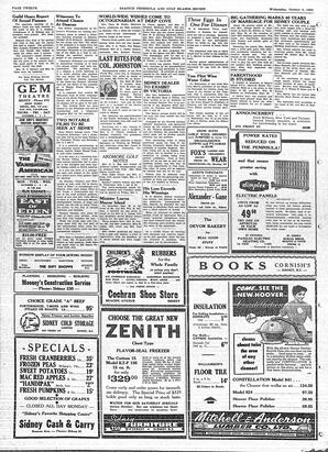 Saanich Peninsula And Gulf Islands Review Wed, October 3, 1956 (Page 12)