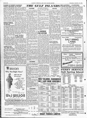 Saanich Peninsula And Gulf Islands Review Wed, September 19, 1956 (Page 6)