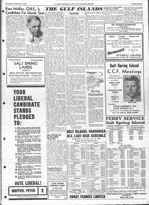 Saanich Peninsula And Gulf Islands Review Wed, September 5, 1956 (Page 11)