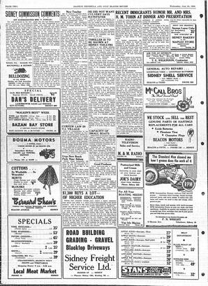 Saanich Peninsula And Gulf Islands Review Wed, June 13, 1956 (Page 2)