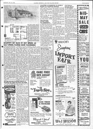 Saanich Peninsula And Gulf Islands Review Wed, May 16, 1956 (Page 11)