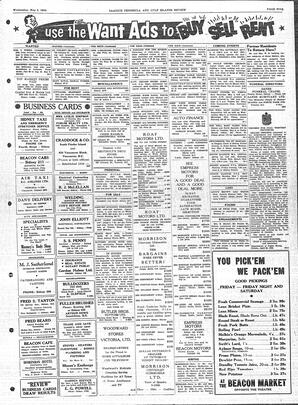 Saanich Peninsula And Gulf Islands Review Wed, May 2, 1956 (Page 5)