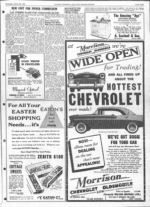Saanich Peninsula And Gulf Islands Review Wed, March 28, 1956 (Page 9)