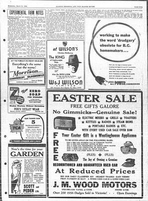 Saanich Peninsula And Gulf Islands Review Wed, March 21, 1956 (Page 5)
