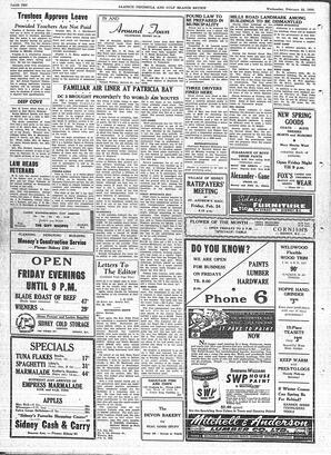 Saanich Peninsula And Gulf Islands Review Wed, February 22, 1956 (Page 10)