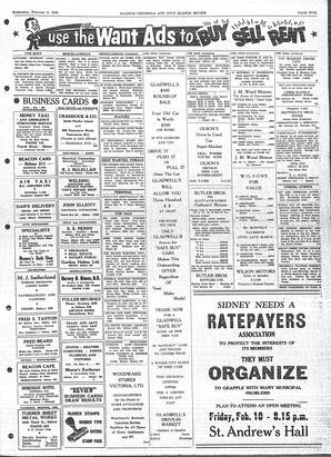 Saanich Peninsula And Gulf Islands Review Wed, February 8, 1956 (Page 5)