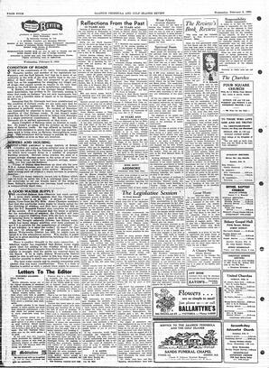 Saanich Peninsula And Gulf Islands Review Wed, February 8, 1956 (Page 4)