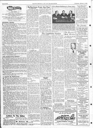 Saanich Peninsula And Gulf Islands Review Wed, February 1, 1956 (Page 4)