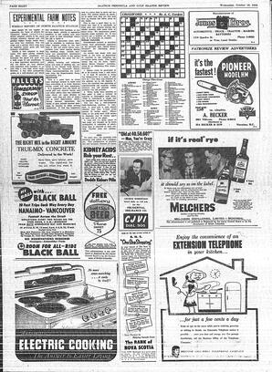 Saanich Peninsula And Gulf Islands Review Wed, October 19, 1955 (Page 8)
