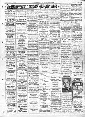 Saanich Peninsula And Gulf Islands Review Wed, October 12, 1955 (Page 5)