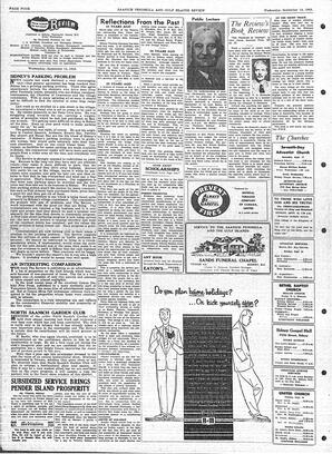 Saanich Peninsula And Gulf Islands Review Wed, September 14, 1955 (Page 4)