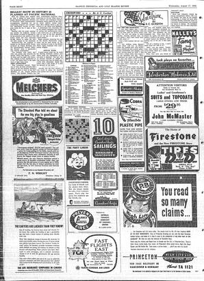 Saanich Peninsula And Gulf Islands Review Wed, August 17, 1955 (Page 8)