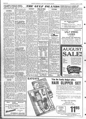 Saanich Peninsula And Gulf Islands Review Wed, August 17, 1955 (Page 6)