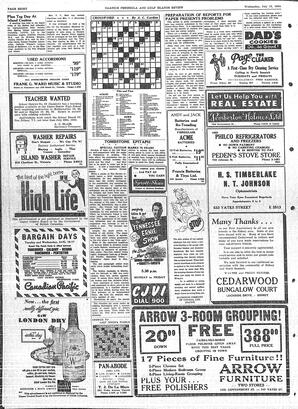 Saanich Peninsula And Gulf Islands Review Mon, July 18, 1955 (Page 8)