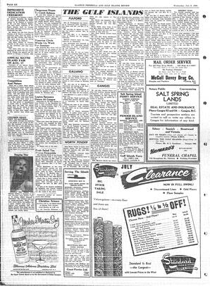 Saanich Peninsula And Gulf Islands Review Wed, July 6, 1955 (Page 6)
