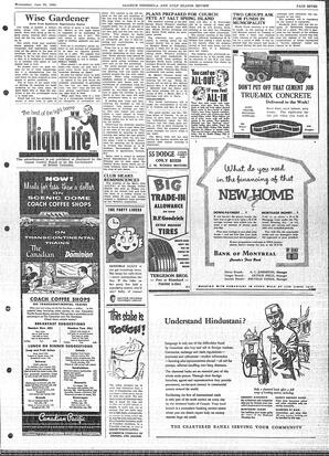 Saanich Peninsula And Gulf Islands Review Wed, June 22, 1955 (Page 7)