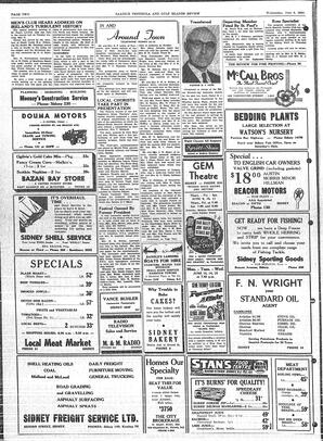 Saanich Peninsula And Gulf Islands Review Wed, June 8, 1955 (Page 2)
