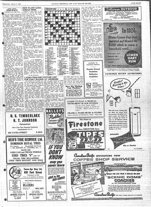 Saanich Peninsula And Gulf Islands Review Wed, March 2, 1955 (Page 7)