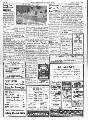 Saanich Peninsula And Gulf Islands Review Wed, February 2, 1955 (Page 10)